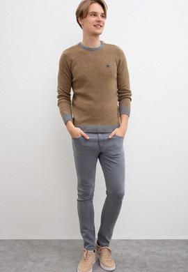 Erkek Gri Melanj Kazak - 50207664066