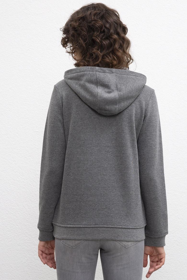 Kadın Gri Sweatshirt - 50210044022