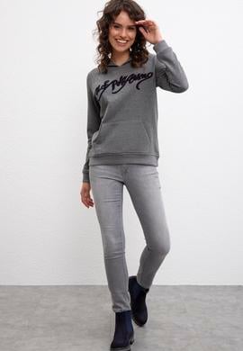 Kadın Gri Sweatshirt - 50210044022