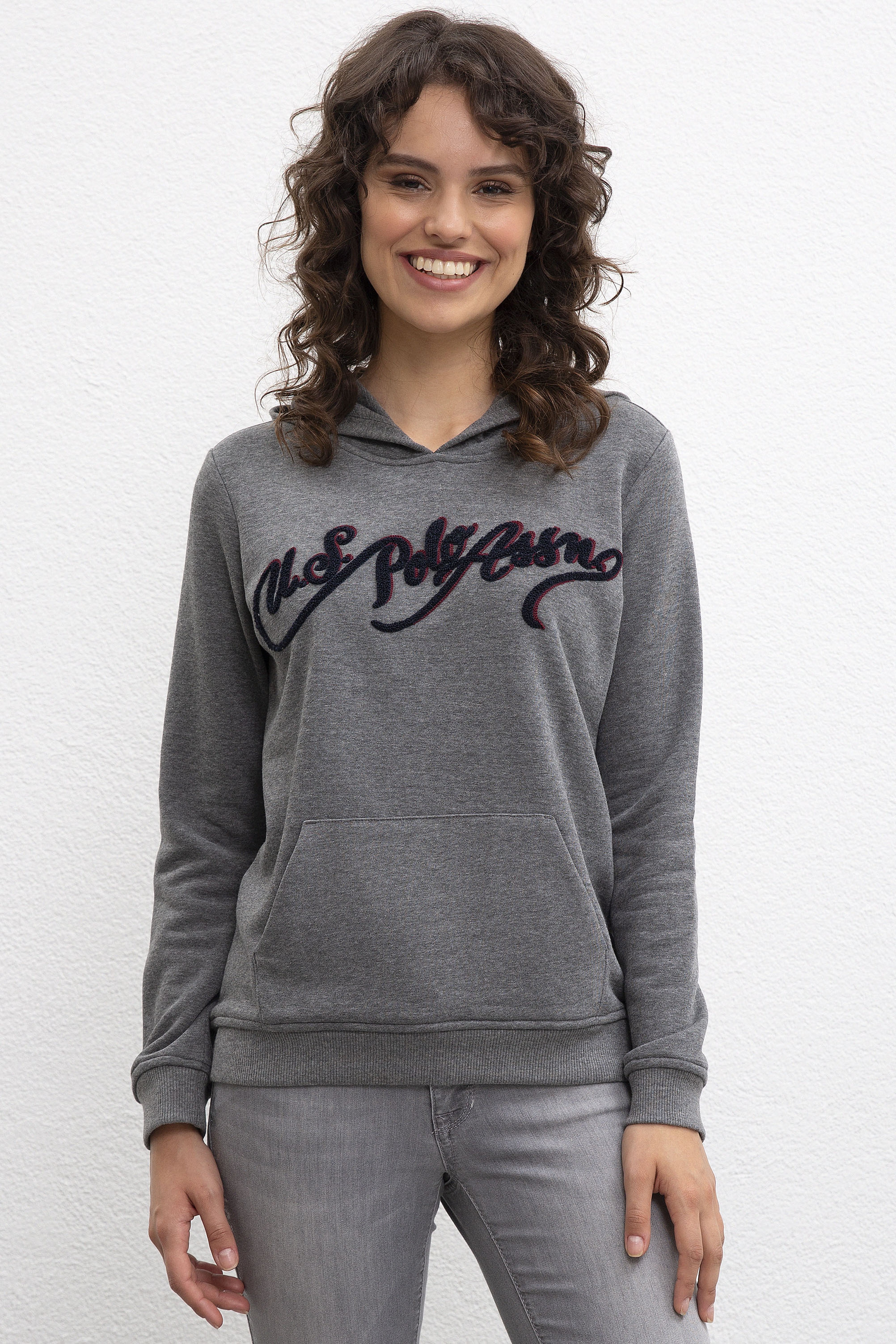 Kadın Gri Sweatshirt - Image 1