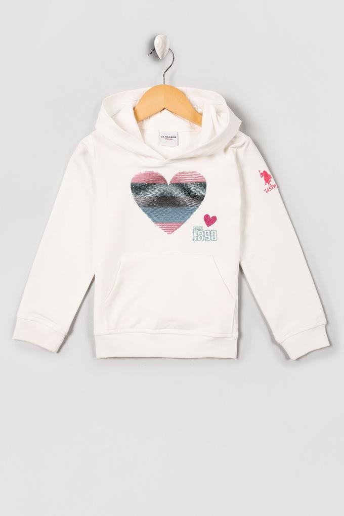 Çocuk Beyaz Sweatshirt