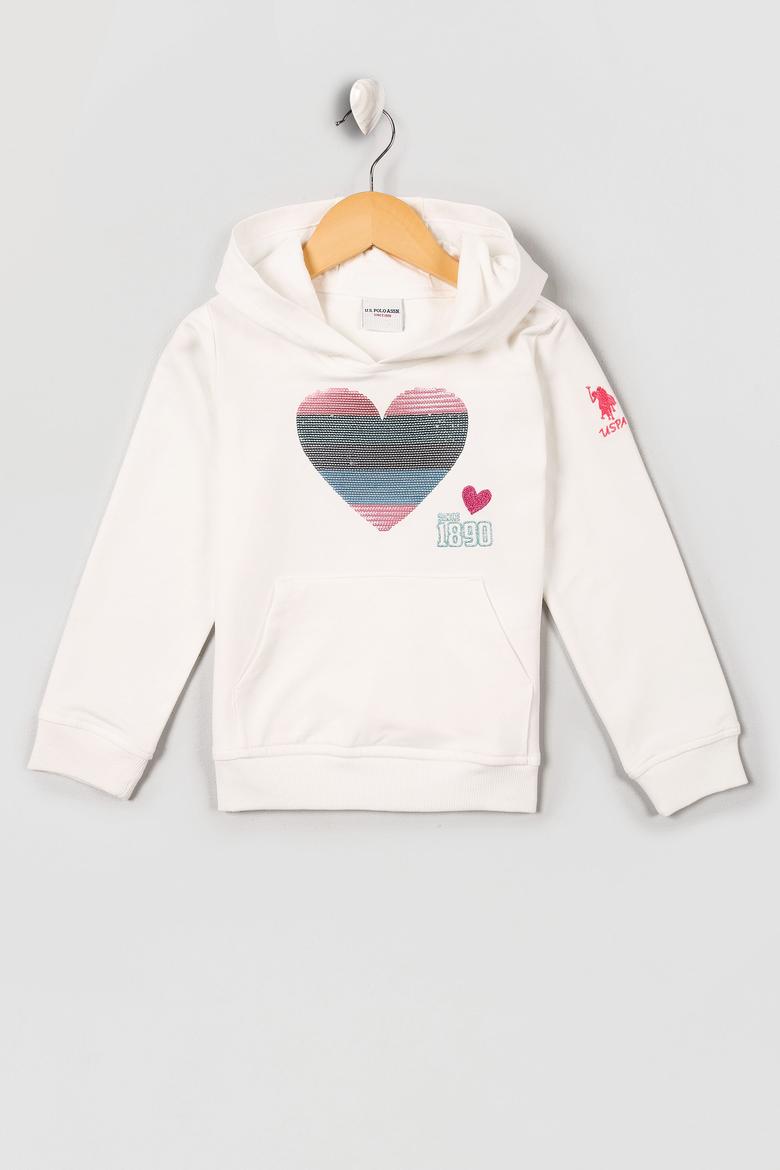 Çocuk Beyaz Sweatshirt