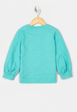 Kız Çocuk Yeşil Sweatshirt - 50210584012