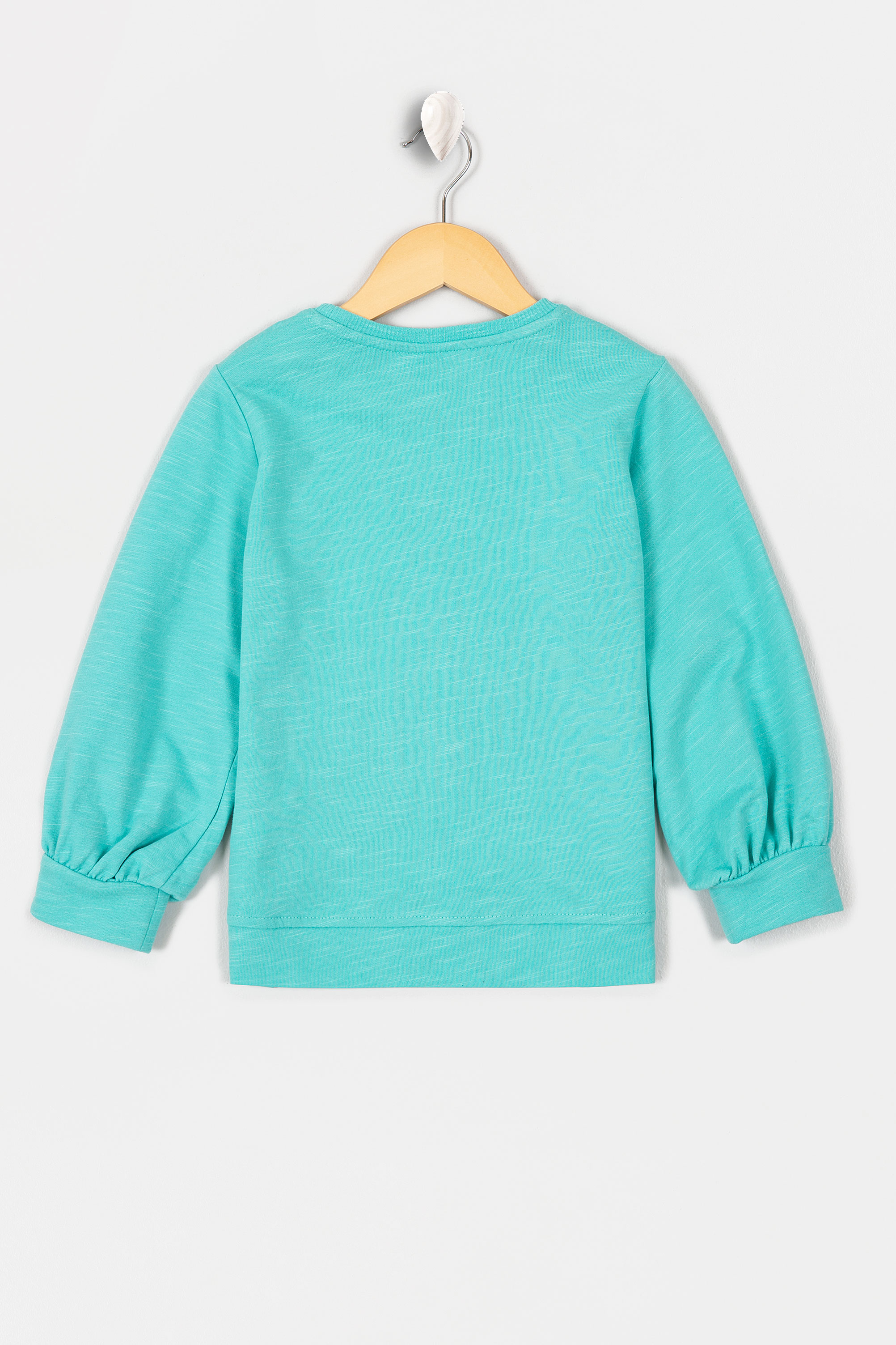 Kız Çocuk Yeşil Sweatshirt