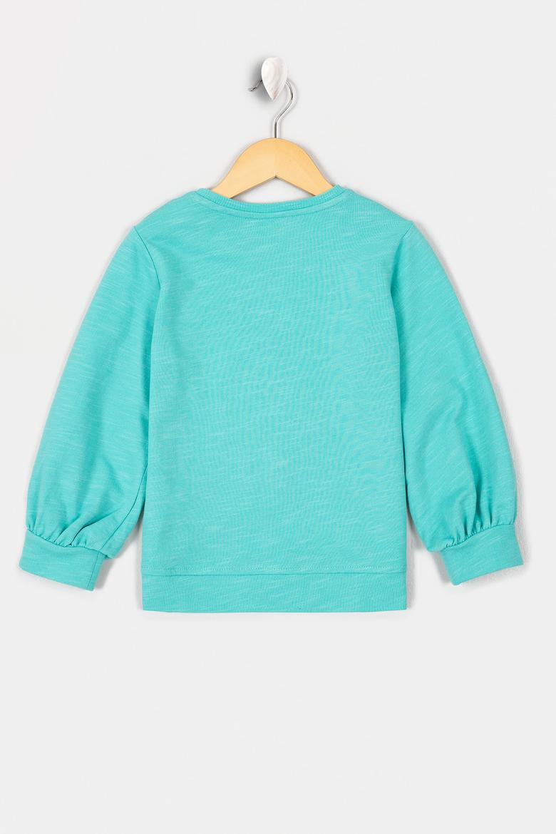 Kız Çocuk Yeşil Sweatshirt - 50210584012