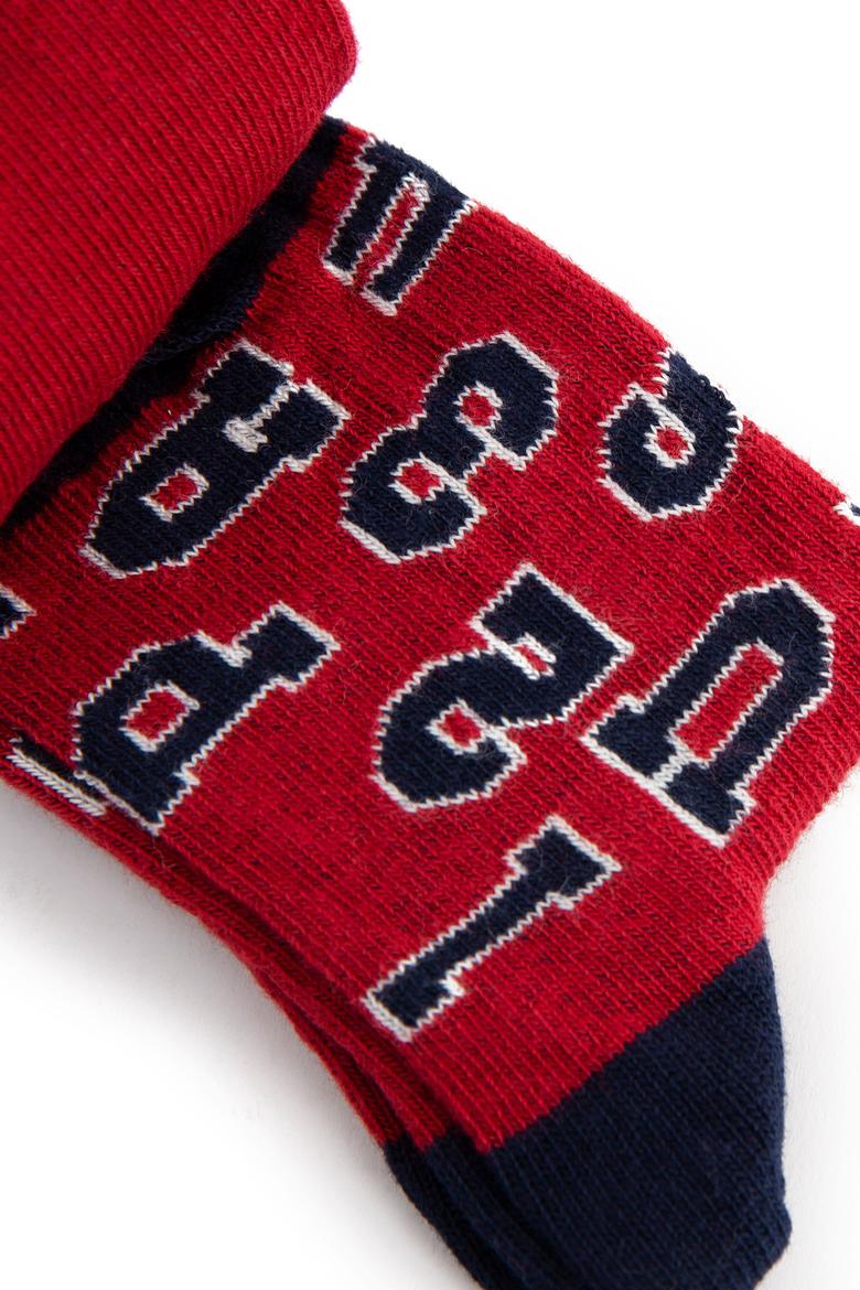 Erkek Çocuk Bordo Çorap - 50212288009