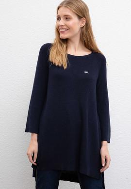 Kadın Lacivert Triko Kazak - 50206768003