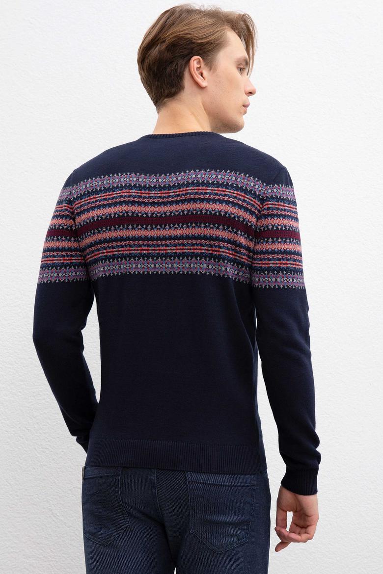 Erkek Lacivert Kazak - 50207661035