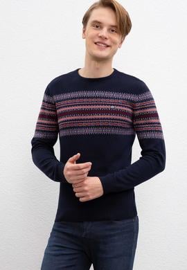 Erkek Lacivert Kazak - 50207661035