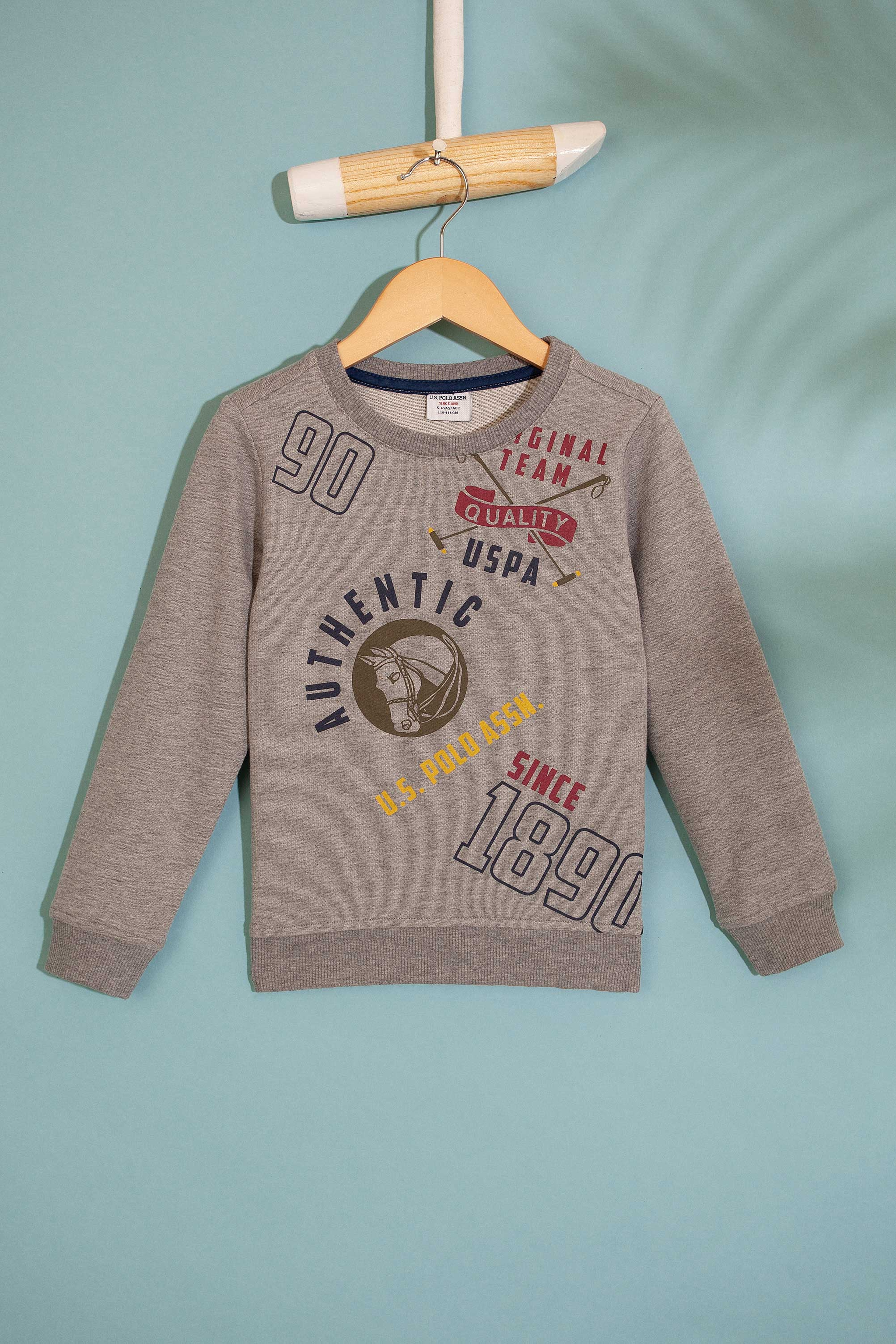 Çocuk Gri Sweatshirt - Image 1