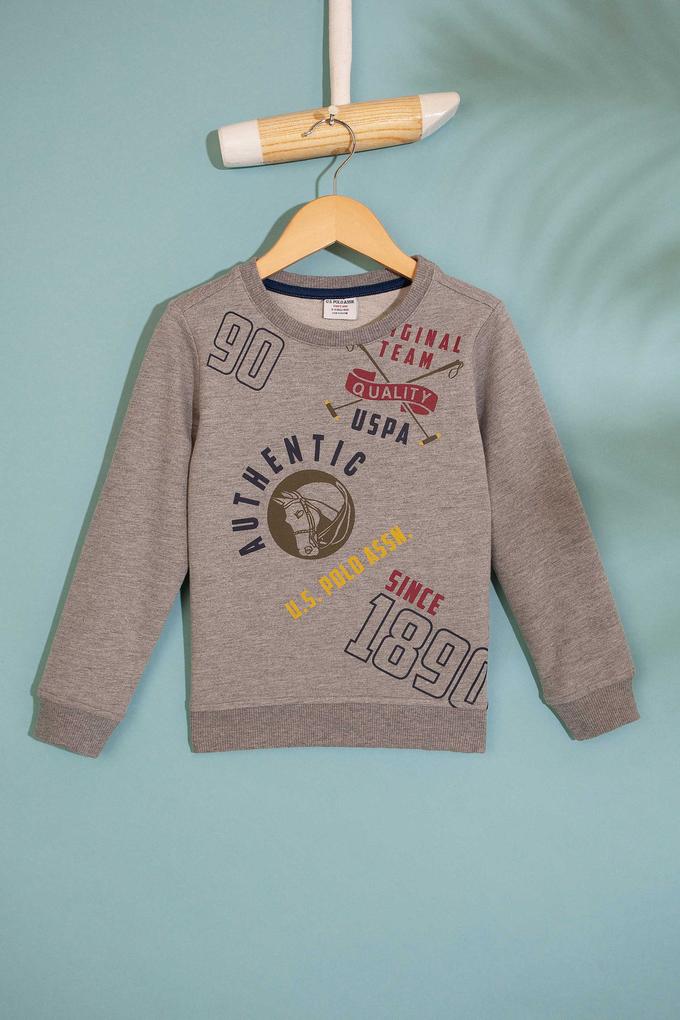 Çocuk Gri Sweatshirt