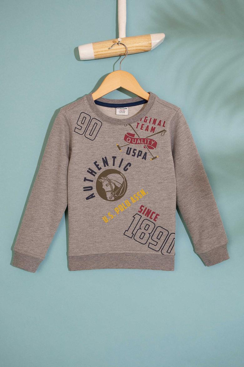 Çocuk Gri Sweatshirt