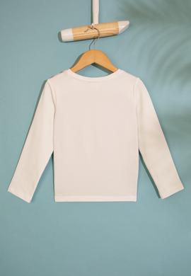 Kız Çocuk Beyaz Sweatshirt - 50210574003