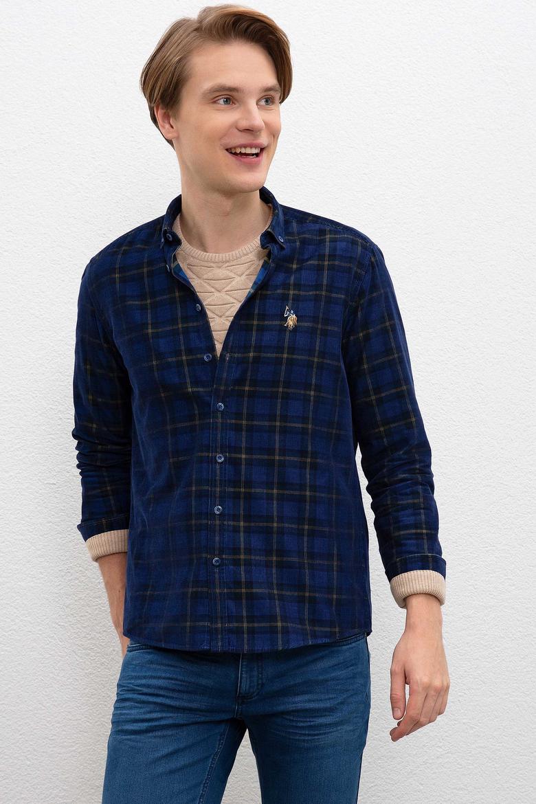 Erkek Lacivert Gömlek