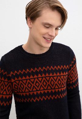 Erkek Lacivert Kazak - 50207672007