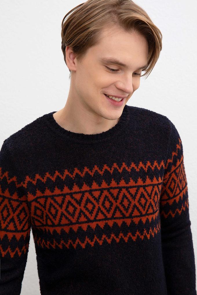 Erkek Lacivert Kazak