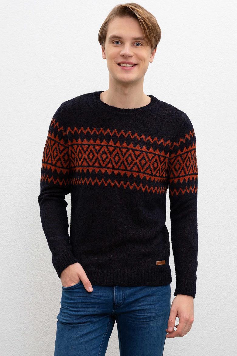 Erkek Lacivert Kazak - 50207672007