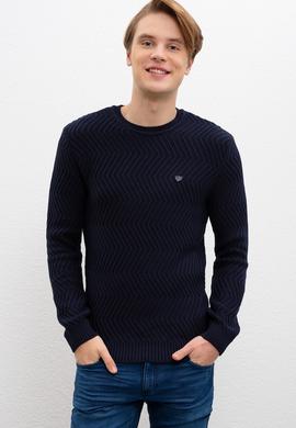 Erkek Lacivert Kazak - 50207633070