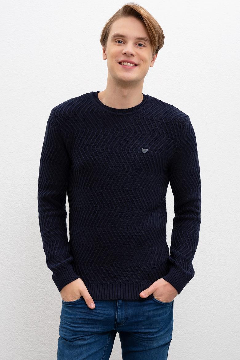 Erkek Lacivert Kazak