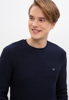 Erkek Lacivert Kazak - 50207633070