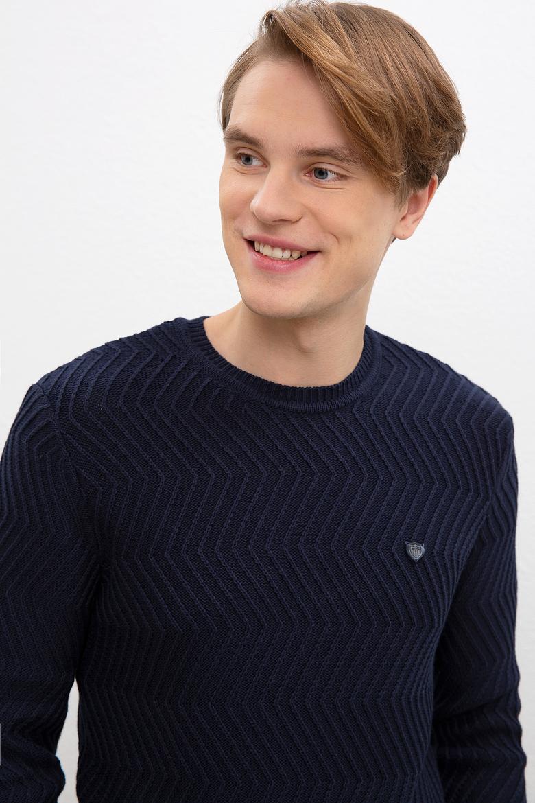 Erkek Lacivert Kazak - 50207633070