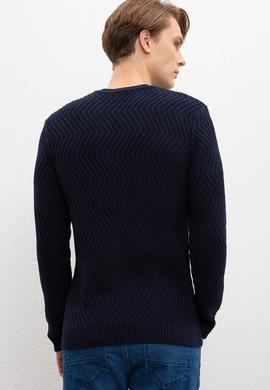 Erkek Lacivert Kazak - 50207633070