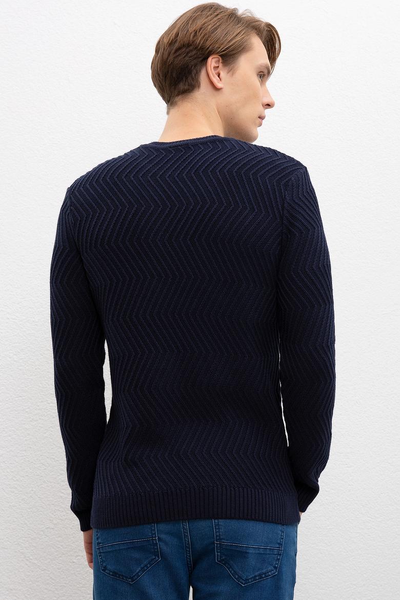 Erkek Lacivert Kazak - 50207633070