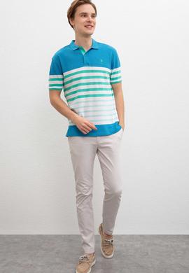 Erkek İndigo Tişört - 50199306023