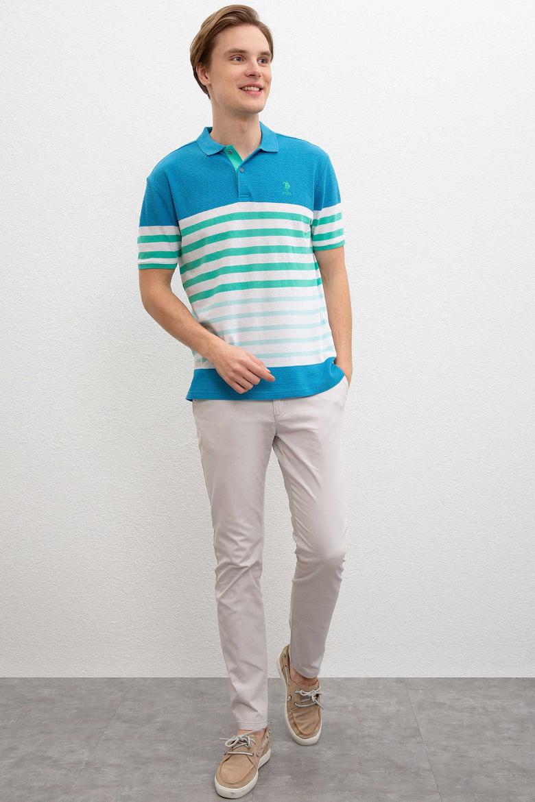 Erkek İndigo Tişört - 50199306023