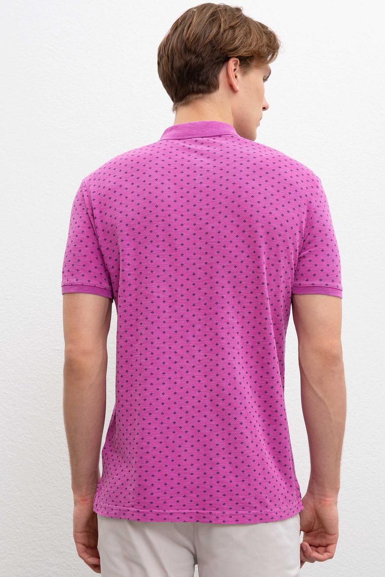 Erkek Menekşe Polo Yaka T-Shirt - 50202976011