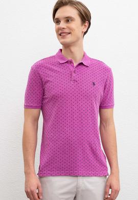 Erkek Menekşe Polo Yaka T-Shirt - 50202976011