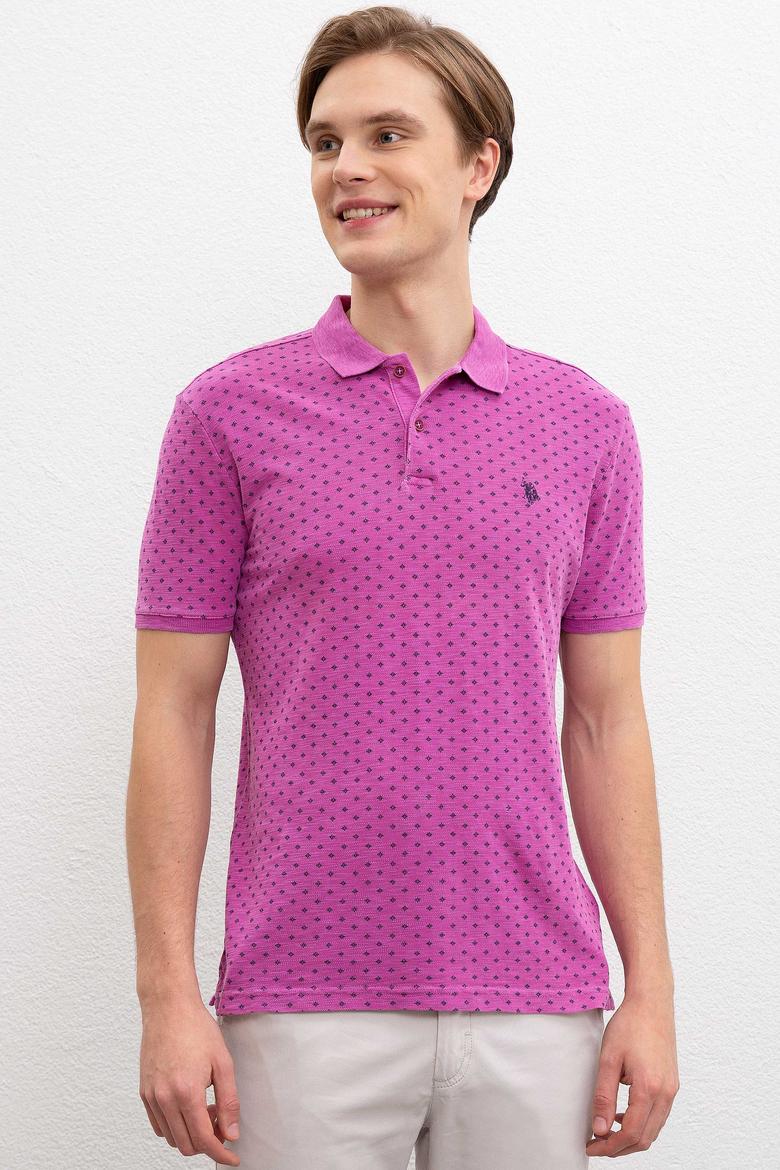 Erkek Menekşe Polo Yaka T-Shirt - 50202976011
