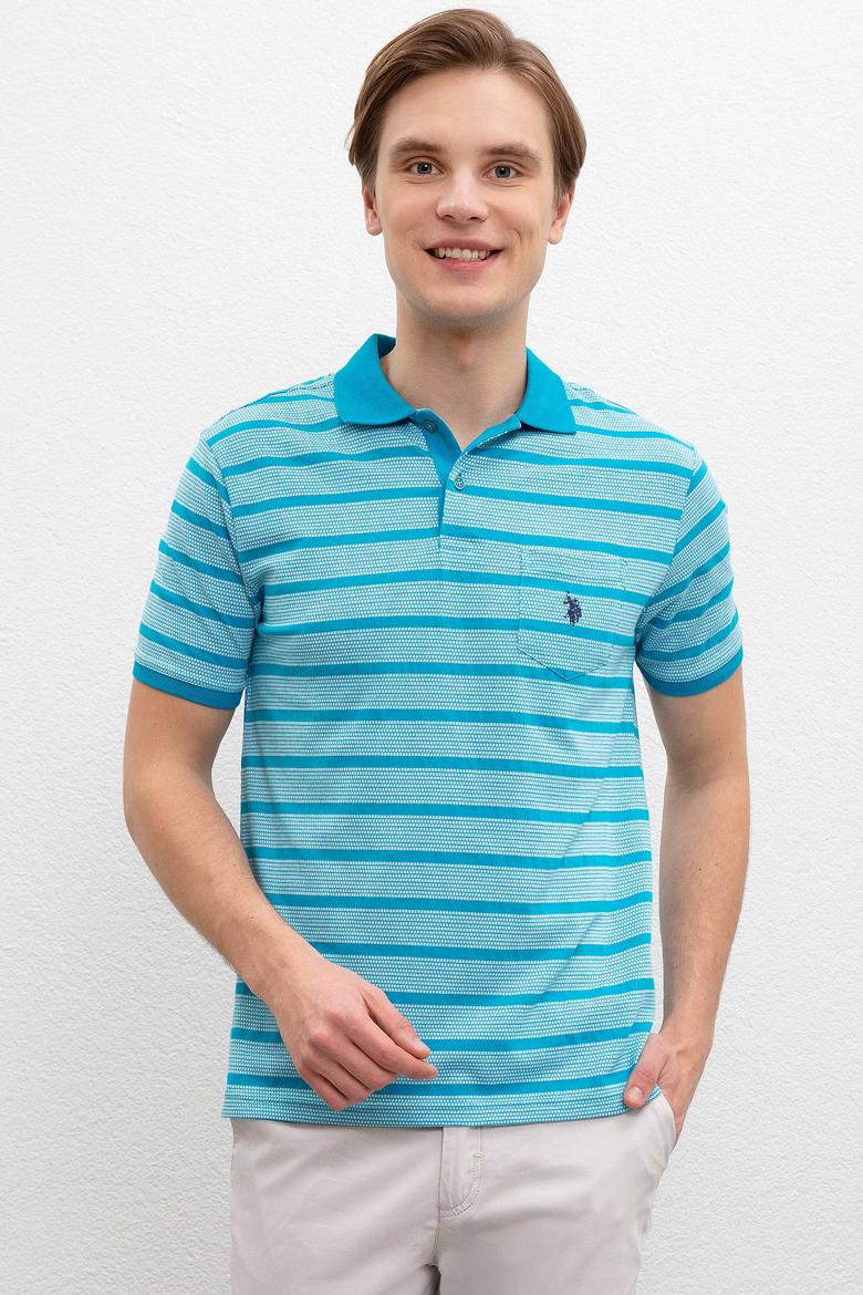 Erkek Petrol Polo Yaka Tişört