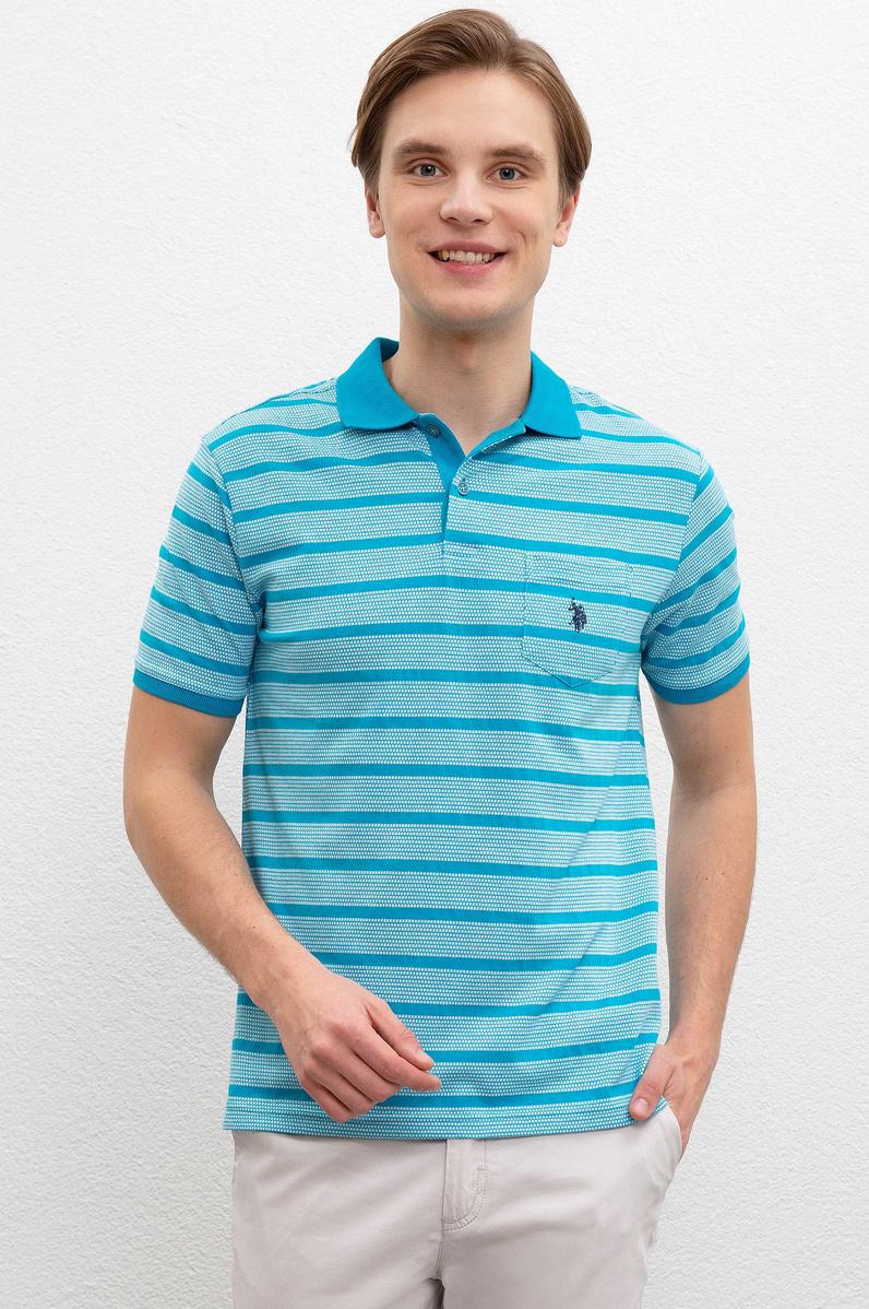 Erkek Petrol Polo Yaka Tişört