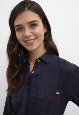 Kadın Lacivert Dokuma Elbise - 50207763011