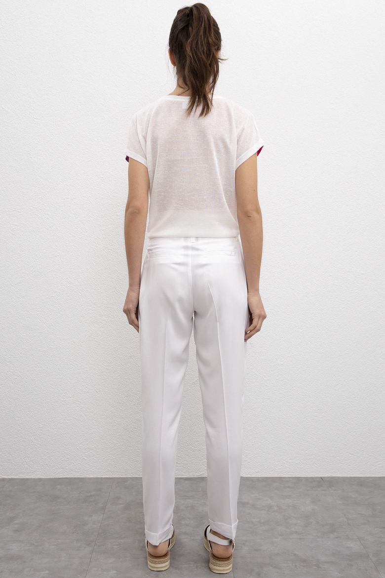 Kadın Beyaz Pantolon - 50202681003