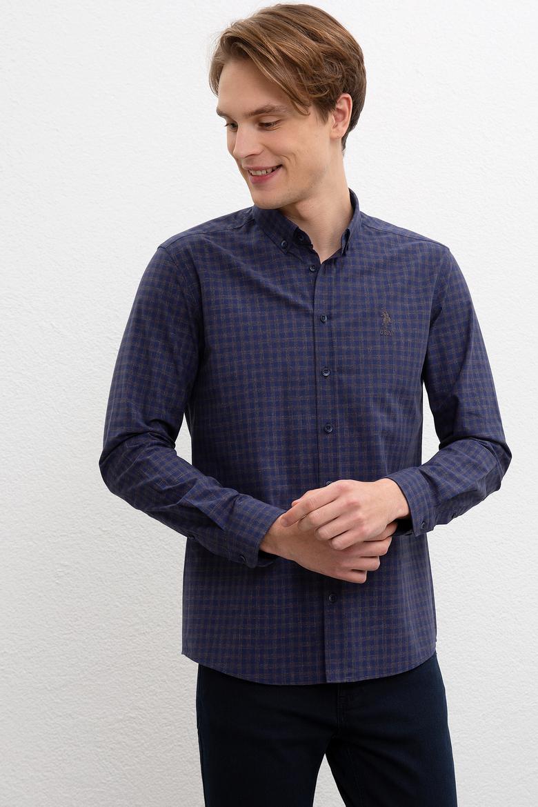 Erkek Lacivert Gömlek