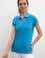 Kadın İndigo Basic Polo Yaka Tişört
