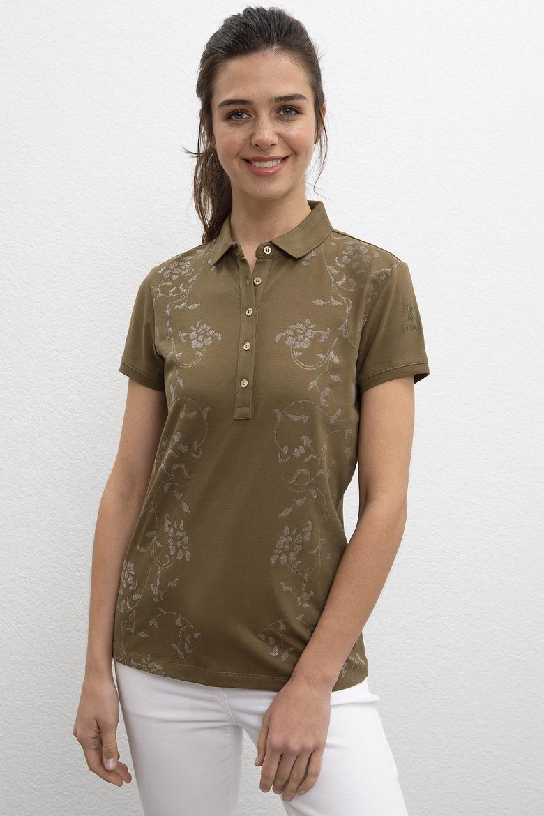 Kadın Koyu Haki Tişört