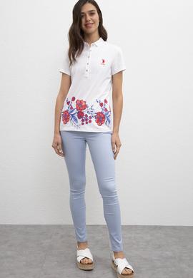 Kadın Beyaz Tişört - 50216135010