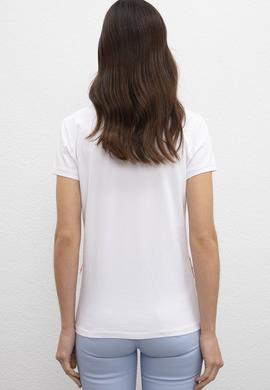 Kadın Beyaz Tişört - 50216135010