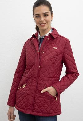 Kadın Bordo Kaban - 50216952021