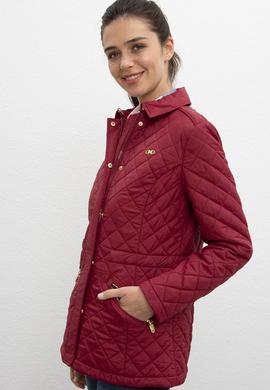 Kadın Bordo Kaban - 50216952021