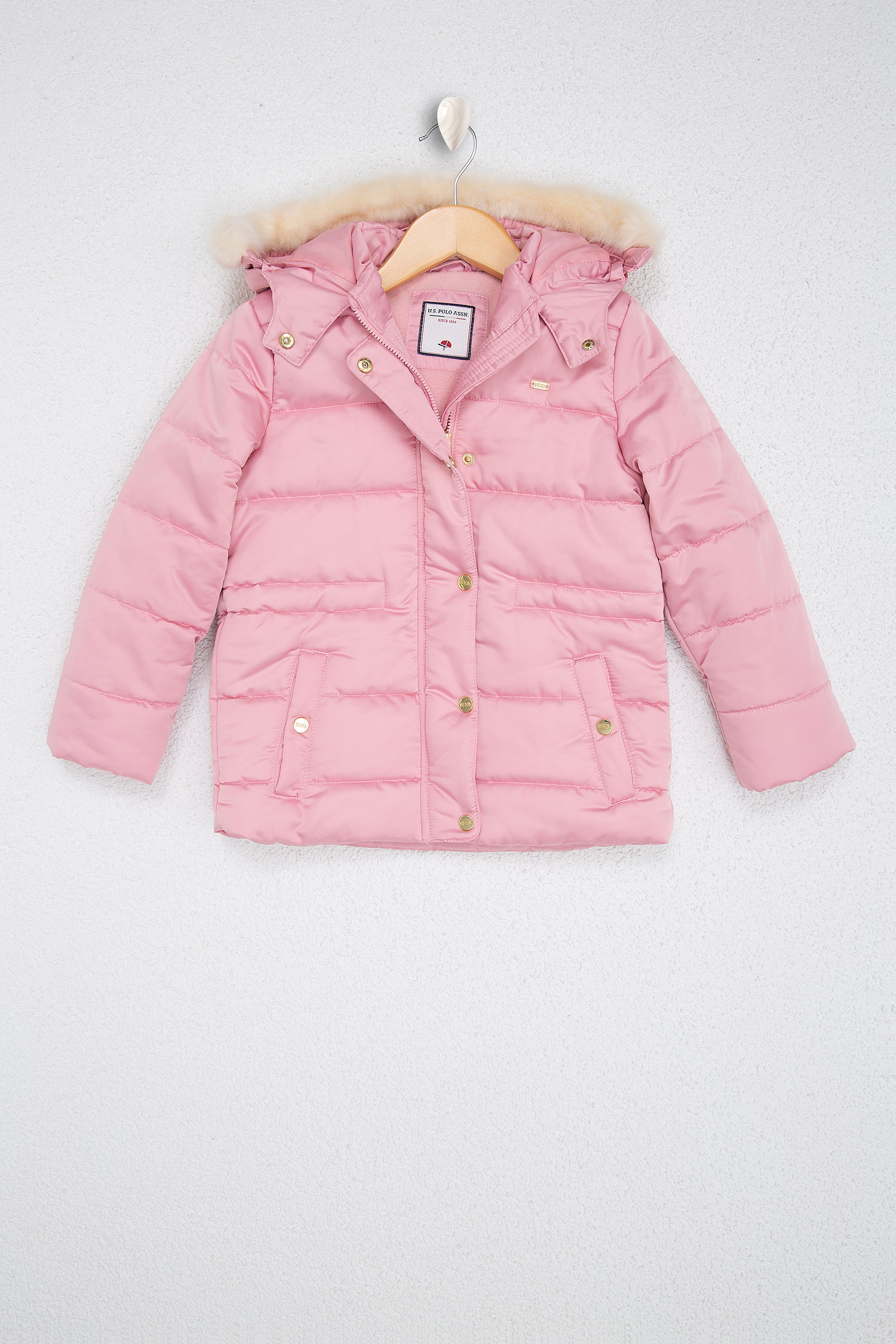 Kız Çocuk Pembe Mont - Image 1