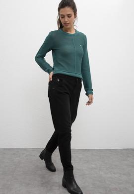 Kadın Siyah Denim Pantolon - 50209489002