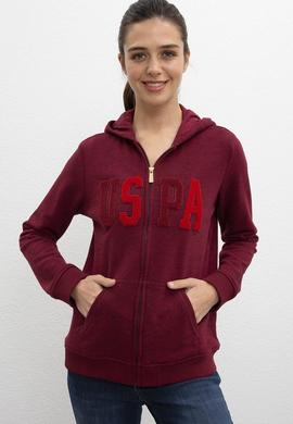 Kadın Bordo Sweatshirt - 50216084068