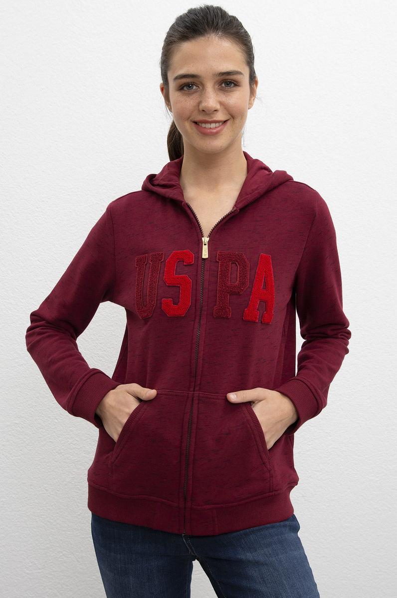 Kadın Bordo Sweatshirt