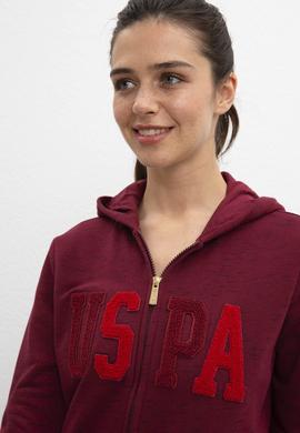 Kadın Bordo Sweatshirt - 50216084068