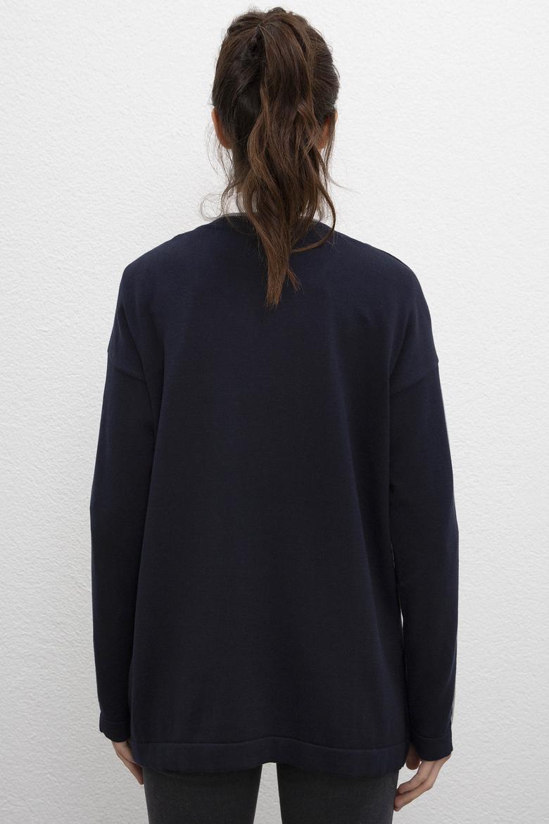 Kadın Lacivert Triko Kazak - 50206804005