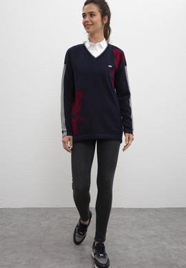 Kadın Lacivert Triko Kazak - 50206804005